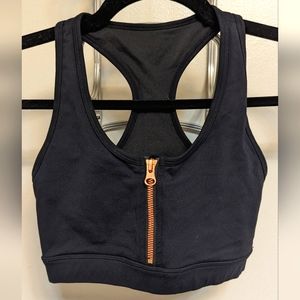 Glyder Zip Up Sports Bra